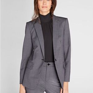 Club Monaco Women’s Houndstooth Borrem Blazer Black Mix Size 2 New